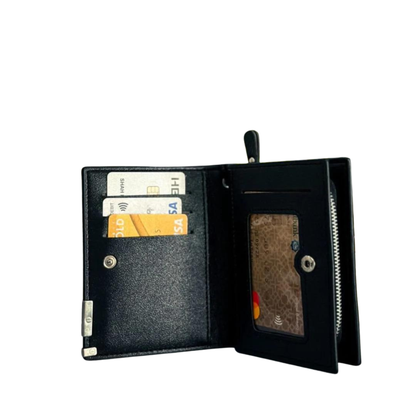 balebaily Men’s Fashion Wallet - Slim PU Leather Card Holder Clutch with Hand Strap, Coin Pocket & Multi-Card Slots