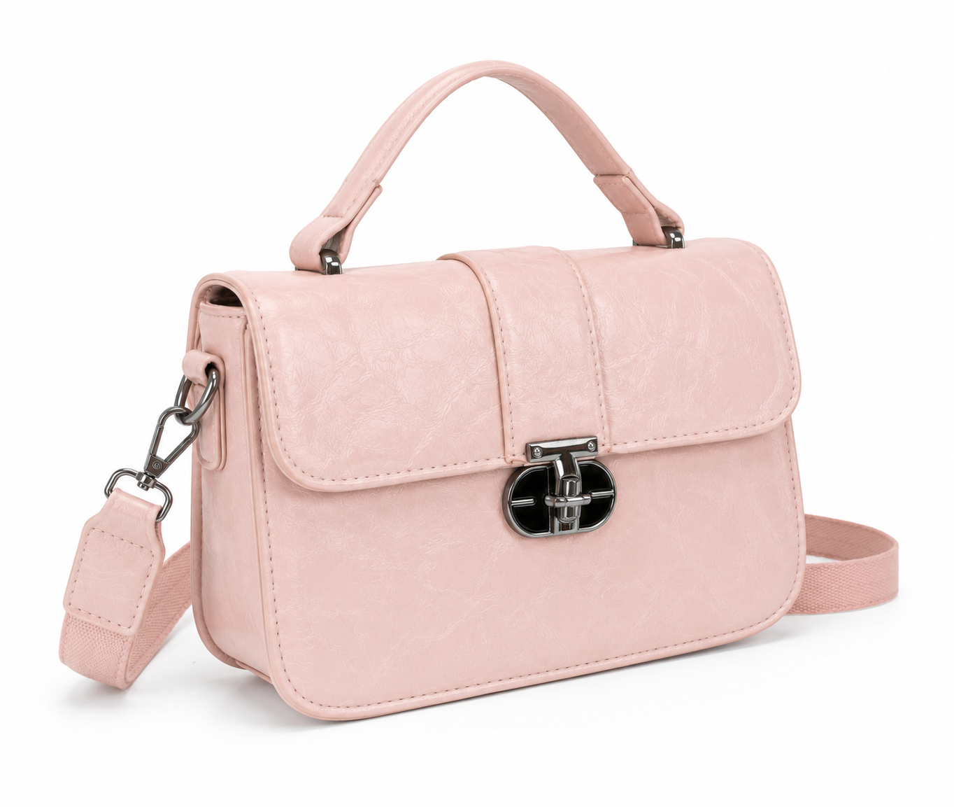 Spring Summer Hot Sale Of The Season Pink Peach Oolong French Underarm Bag Women's Crossbody Shoulder Bag Street Trend Floral...