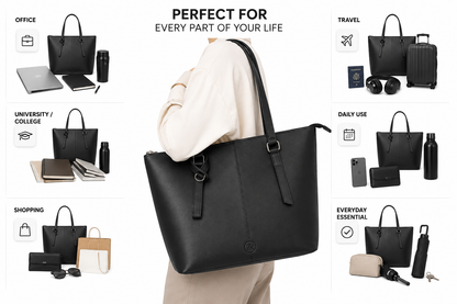 The Signature Tote Bag – Classic Black