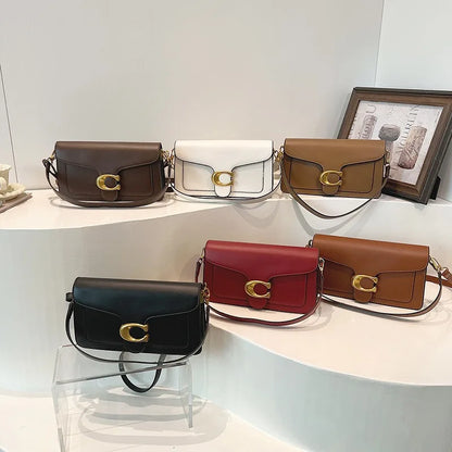 Tabby-Style Structured Shoulder Bag side view