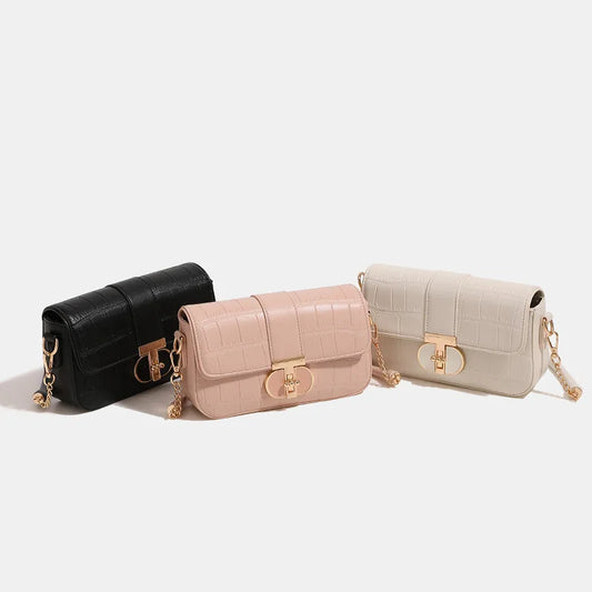 Spring Summer Hot Sale Of The Season Pink Peach Oolong French Underarm Bag Women's Crossbody Shoulder Bag Street Trend Floral...