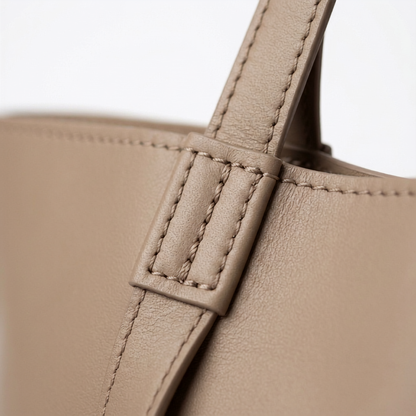 The Signature Structured Tote – Taupe