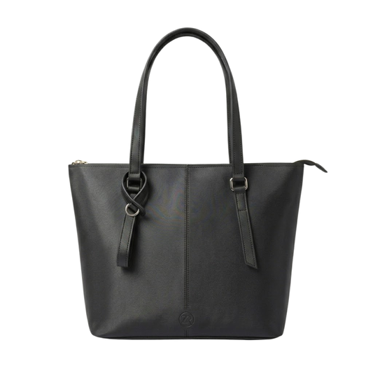 The Signature Structured Tote Bag – Classic Black