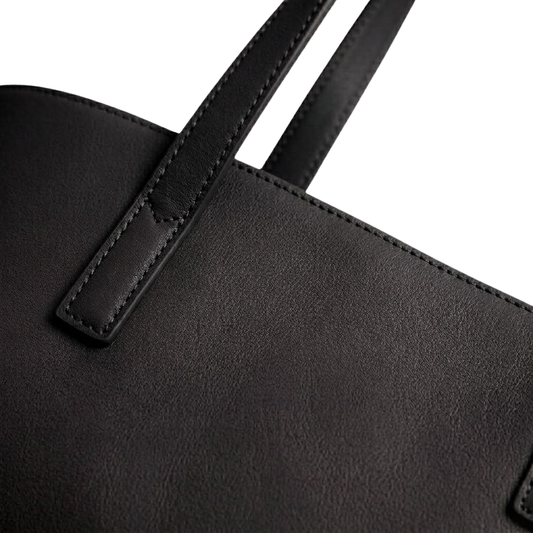 The Signature Structured Tote Bag – Classic Black