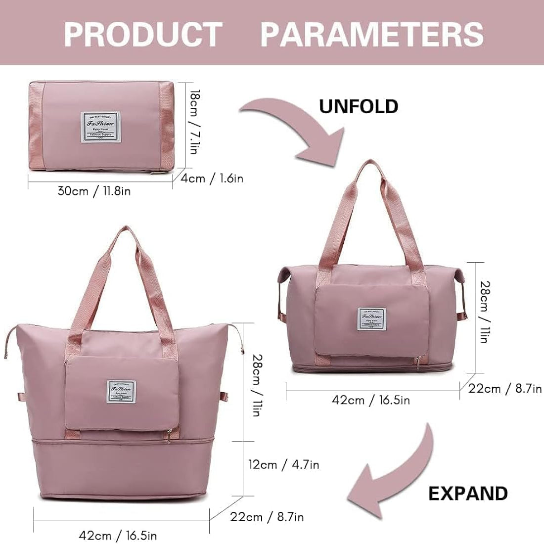 Foldable Travel Duffel Bag