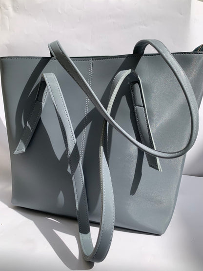 The Signature Tote – Slate Gray